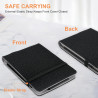 Étui pour Kobo Clara 2E/Clara BW,Sommeil Housse pour Kobo Clara Colour Coque avec Dragonne,Noir