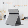 Étui pour Kobo Clara 2E/Clara BW,Sommeil Housse pour Kobo Clara Colour Coque avec Dragonne,Gris