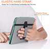 Étui pour Kobo Clara 2E/Clara BW,Sommeil Housse pour Kobo Clara Colour Coque avec Dragonne,Vert