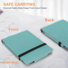 Étui pour Kobo Clara 2E/Clara BW,Sommeil Housse pour Kobo Clara Colour Coque avec Dragonne,Vert