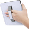 Giopuey coque compatible avec kobo libra colour/kobo libra 2, étui en cuir avec sangle, étui à rabat [coque arrière transparente