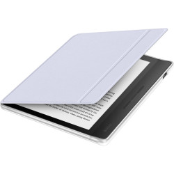 Giopuey coque compatible avec kobo libra colour/kobo libra 2, étui en cuir avec sangle, étui à rabat [coque arrière transparente