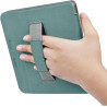 Giopuey coque compatible avec kobo libra colour/kobo libra 2, étui en cuir avec sangle, étui à rabat [coque arrière transparente