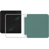 Giopuey coque compatible avec kobo libra colour/kobo libra 2, étui en cuir avec sangle, étui à rabat [coque arrière transparente