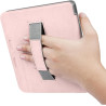 Giopuey coque compatible avec kobo libra colour/kobo libra 2, étui en cuir avec sangle, étui à rabat [coque arrière transparente