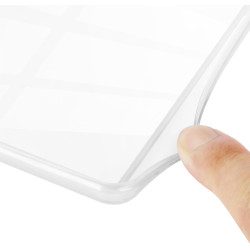 Giopuey coque compatible avec kobo libra colour/kobo libra 2, étui en cuir avec sangle, étui à rabat [coque arrière transparente