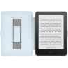 Giopuey coque compatible avec kobo clara colour/clara bw/clara 2e, étui en cuir avec sangle, étui à rabat [coque arrière transpa