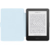 Giopuey coque compatible avec kobo clara colour/clara bw/clara 2e, étui en cuir avec sangle, étui à rabat [coque arrière transpa