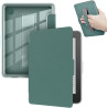 Giopuey coque compatible avec kobo clara colour/clara bw/clara 2e, étui en cuir avec sangle, étui à rabat [coque arrière transpa