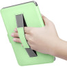 Giopuey coque compatible avec kobo clara colour/clara bw/clara 2e, étui en cuir avec sangle, étui à rabat [coque arrière transpa