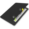 Giopuey coque compatible avec kobo clara colour/clara bw/clara 2e, étui en cuir avec sangle, étui à rabat [coque arrière transpa