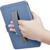 Giopuey coque compatible avec kobo clara colour/clara bw/clara 2e, étui en cuir avec sangle, étui à rabat [coque arrière transpa