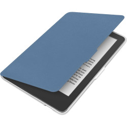 Giopuey coque compatible avec kobo clara colour/clara bw/clara 2e, étui en cuir avec sangle, étui à rabat [coque arrière transpa