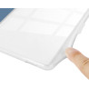 Giopuey coque compatible avec kobo clara colour/clara bw/clara 2e, étui en cuir avec sangle, étui à rabat [coque arrière transpa
