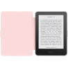 Giopuey coque compatible avec kobo clara colour/clara bw/clara 2e, étui en cuir avec sangle, étui à rabat [coque arrière transpa