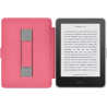 Giopuey coque compatible avec kobo clara colour/clara bw/clara 2e, étui en cuir avec sangle, étui à rabat [coque arrière transpa