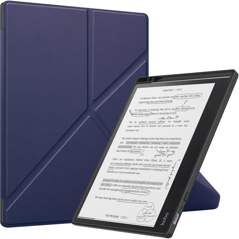 Acelie Coque Etui Housse de Protection pour Kobo Elipsa 2E 10.3 Pouces eReader 2023 avec Pen Support
