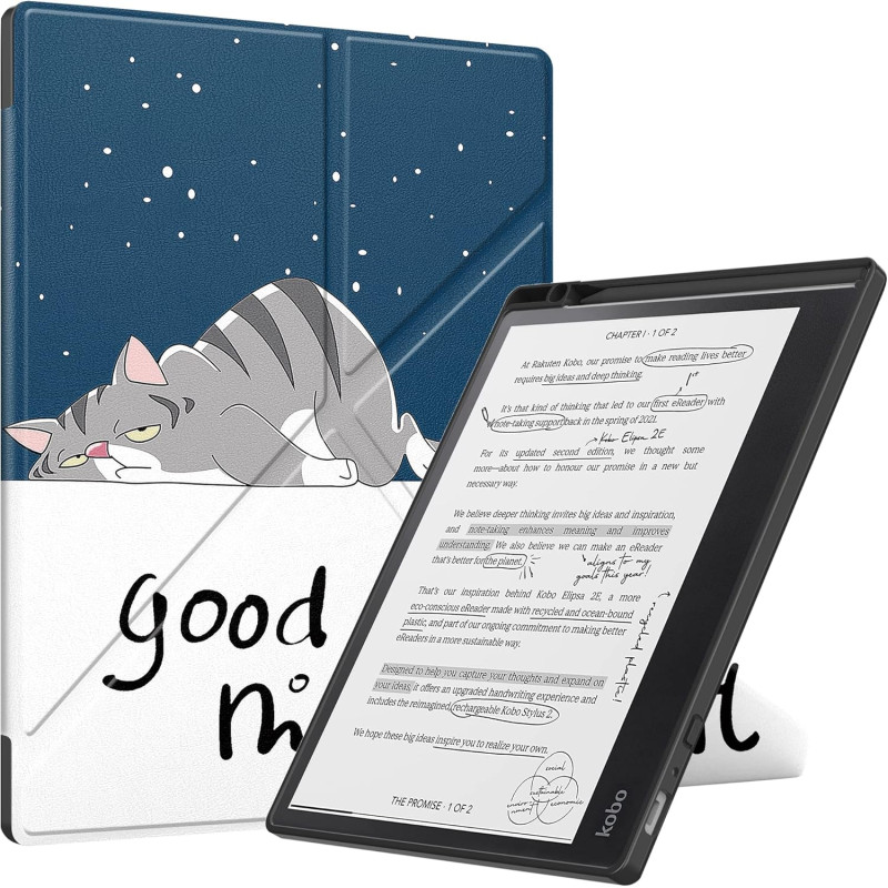 Acelie Coque Etui Housse de Protection pour Kobo Elipsa 2E 10.3 Pouces eReader 2023 avec Pen Support
