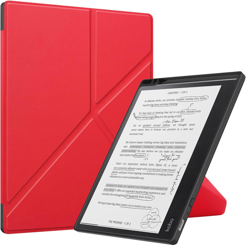 Acelie Coque Etui Housse de Protection pour Kobo Elipsa 2E 10.3 Pouces eReader 2023 avec Pen Support