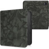 kwmobile Étui Compatible avec Kobo Libra 2 Coque - Étui à Rabat magnétique Tablette eReader Similicuir - Vert