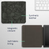 kwmobile Étui Compatible avec Kobo Libra 2 Coque - Étui à Rabat magnétique Tablette eReader Similicuir - Vert