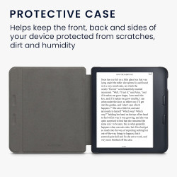kwmobile Étui Compatible avec Kobo Libra 2 Coque - Étui à Rabat magnétique Tablette eReader Similicuir - Multicolore