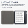 kwmobile Étui Compatible avec Kobo Libra 2 Coque - Étui à Rabat magnétique Tablette eReader Similicuir - Multicolore