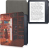 kwmobile Étui Compatible avec Kobo Libra 2 Coque - Étui à Rabat magnétique Tablette eReader Similicuir - Multicolore