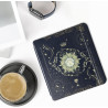 kwmobile Étui Compatible avec Kobo Libra 2 Coque - Étui à Rabat magnétique Tablette eReader Similicuir - Bleu foncé-Jaune-Noir