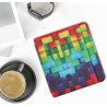 kwmobile Étui Compatible avec Kobo Libra 2 Coque - Étui à Rabat magnétique Tablette eReader Similicuir - Multicolore-Vert-Bleu