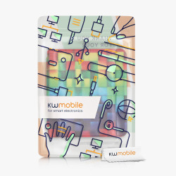 kwmobile Étui Compatible avec Kobo Libra 2 Coque - Étui à Rabat magnétique Tablette eReader Similicuir - Multicolore-Vert-Bleu
