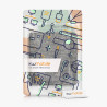kwmobile Étui Compatible avec Kobo Libra 2 Coque - Étui à Rabat magnétique Tablette eReader Similicuir - Vert-Jaune