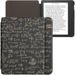 kwmobile Étui Compatible avec Kobo Libra 2 Coque - Étui à Rabat magnétique Tablette eReader Similicuir - Vert-Jaune