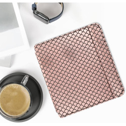 kwmobile Étui Compatible avec Kobo Libra 2 Coque - Étui à Rabat magnétique Tablette eReader Similicuir - Rose Clair-Noir