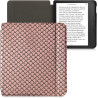 kwmobile Étui Compatible avec Kobo Libra 2 Coque - Étui à Rabat magnétique Tablette eReader Similicuir - Rose Clair-Noir