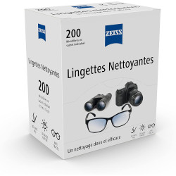 ZEISS - Lingettes Nettoyantes pour Lunettes, Écrans, Smartphones et Appareils Photos, sans Risques de Rayures avec Séchage Rapid
