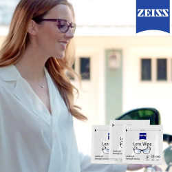 ZEISS - Lingettes Nettoyantes pour Lunettes, Écrans, Smartphones et Appareils Photos, sans Risques de Rayures avec Séchage Rapid