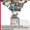SanDisk 512 Go Ultra SDXC Carte, avec jusqu'à 150 Mo/s, homologuée A1, UHS-I carte, Classe 10, U1