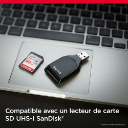 SanDisk 512 Go Ultra SDXC Carte, avec jusqu'à 150 Mo/s, homologuée A1, UHS-I carte, Classe 10, U1