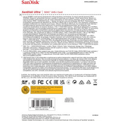 SanDisk 512 Go Ultra SDXC Carte, avec jusqu'à 150 Mo/s, homologuée A1, UHS-I carte, Classe 10, U1