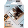 instax Lot de 10 pellicules instantanées carrées - Bordure Coucher de Soleil