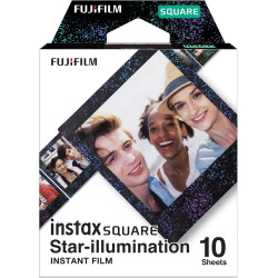 Instax 16633495 Lot de 10 Films Carrés pour Eclairage Ã‰toilé
