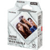 Fujifilm instax 16656473 square film, blancmarble, lot de 10 tirs