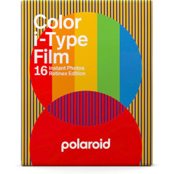 Polaroid 6285 Lot de 2 Films colorés Type I Cadre Rond Édition Retinex 16 Photos