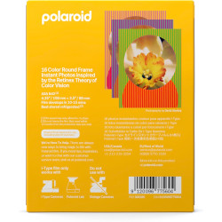 Polaroid 6285 Lot de 2 Films colorés Type I Cadre Rond Édition Retinex 16 Photos