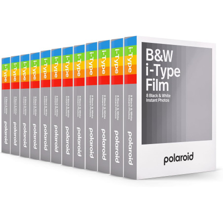 Polaroid Film N&B pour i-Type - 12 Pack