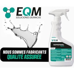 EQM - ECO-301 - Alcool Isopropylique Pur 99,9% - 750 ML - Nettoyage de Composants Électroniques, Objectifs, Écrans et Résines d’