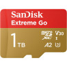 SanDisk 1 To Extreme Go Carte MicroSDXC + Adaptateur SD (pour Android Smartphone, Tablette, Action Cams, Drones, UHS-I, jusqu'à 