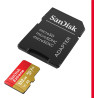 SanDisk Extreme 512 Go microSDXC, Carte micro sd + adaptateur SD, UHS-I V30, jusqu'à 190 Mo/s, pour votre smartphone, caméra d'a
