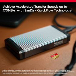 SanDisk 64 Go Extreme microSDXC Carte micro sd + adaptateur SD, UHS-I V30, jusqu'à 170 Mo/s, pour votre smartphone, caméra d'act